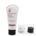 150ml clear plastic tube packaging whitening body cream with disk cap